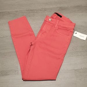 J Brand Mid-Rise Crop Skinny Jeans Sz 25